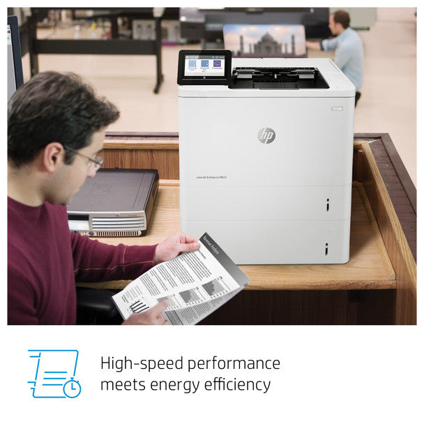 HP LaserJet M612X A4 Mono Laser Business Printer+Extra Tray+Wi-Fi 75PPM 7PS87A (RRP $4040)