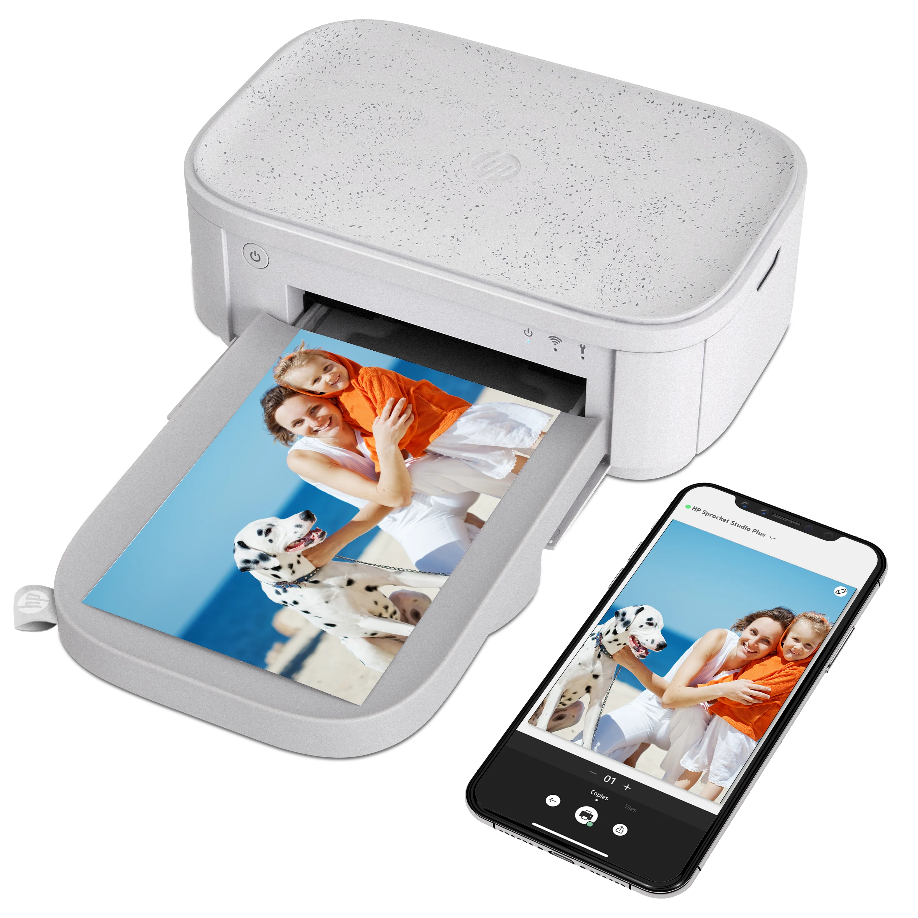 *NEW!* HP Sprocket Studio Plus Photo Printer - Prints 4x6 inch Photos from Your iOS & Android Device