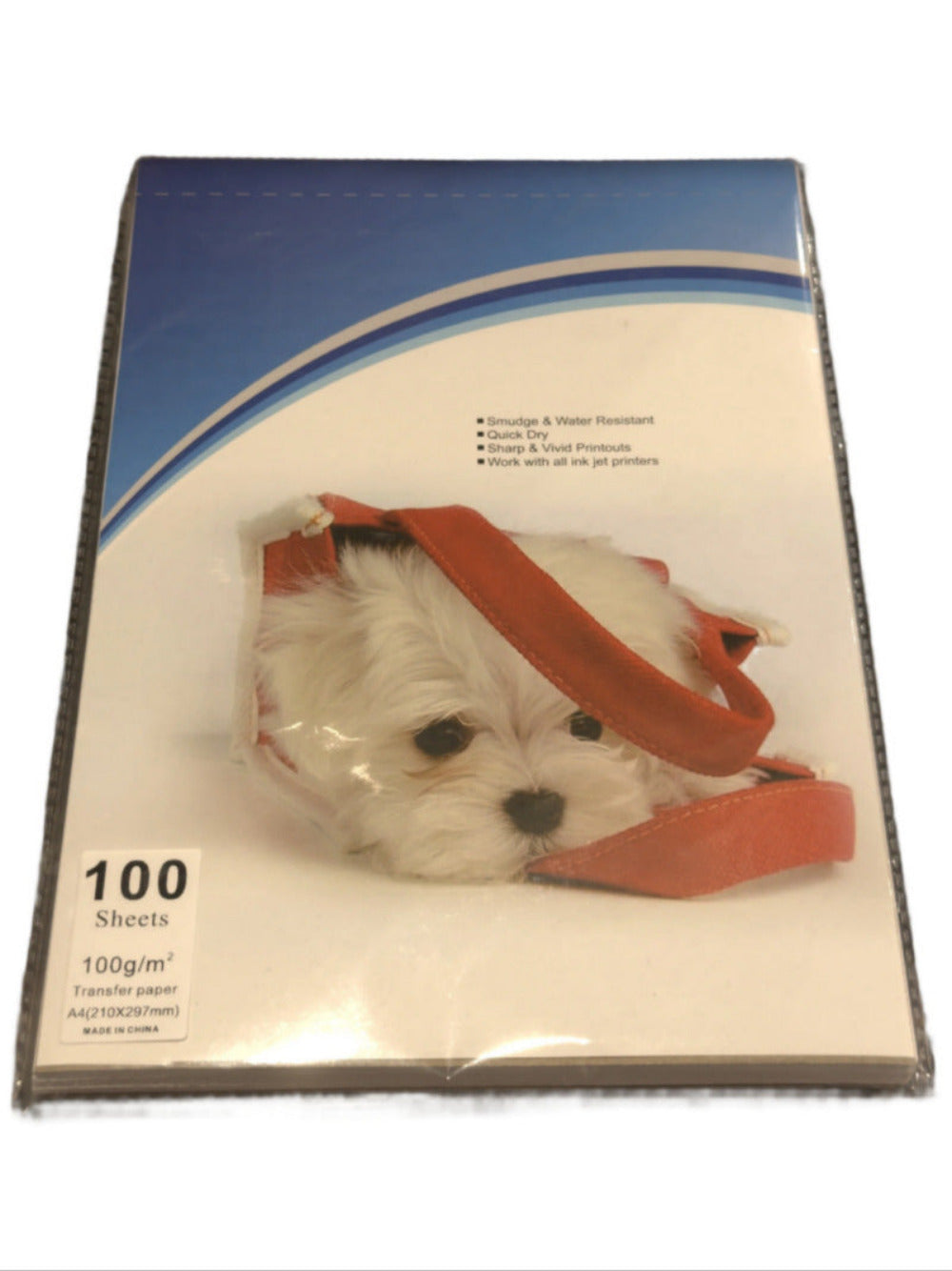 OZ A4 Heat Transfer Paper 100x Value Pack for Canon/Epson Inket Series Printers 100gsm