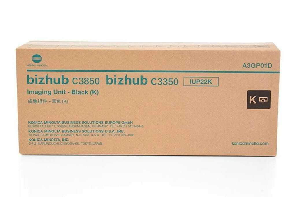 Genuine Konica Minolta IUP22K Black Imaging Drum Unit A3GP01D for Bizhub C3350 C3850 (50K)