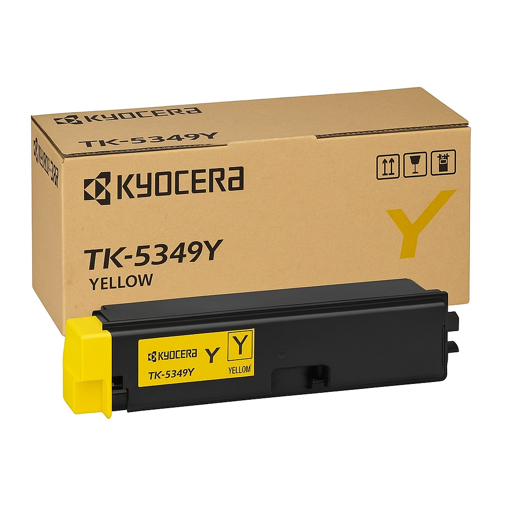 Genuine Kyocera TK-5349Y Yellow Toner Cartridge for TASKalfa 352ci (9K)