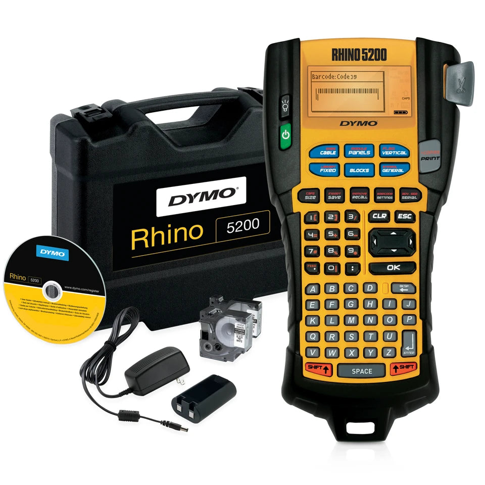 DYMO Rhino 5200 Industrial Label Maker and Contigo Kit