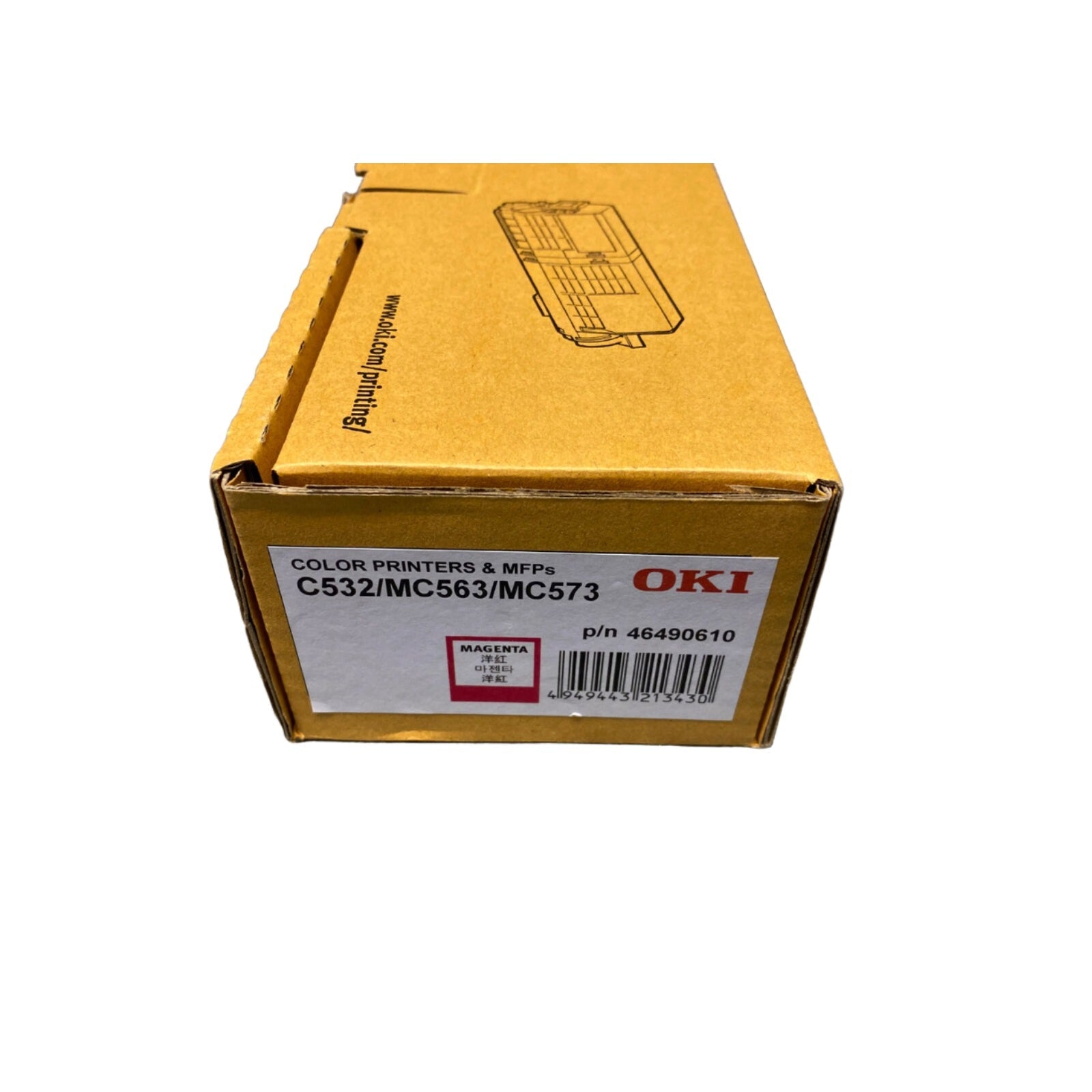 Genuine OKI 46490610 Magenta Toner Cartridge for C532dn MC563dn MC573dn