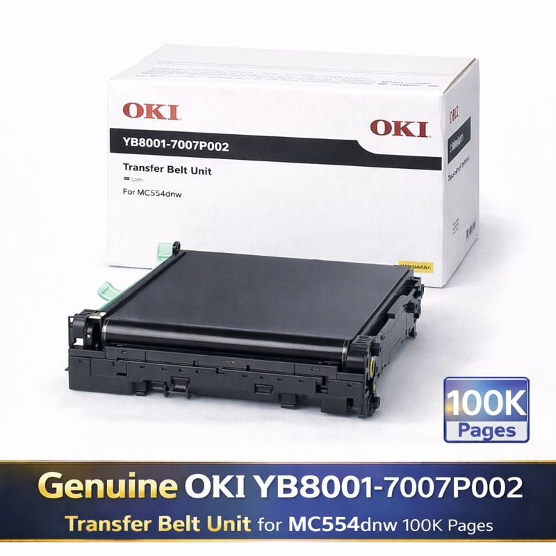 Genuine OKI YB8001-7007P002 Transfer Belt Unit for MC554dnw (100K Pages)
