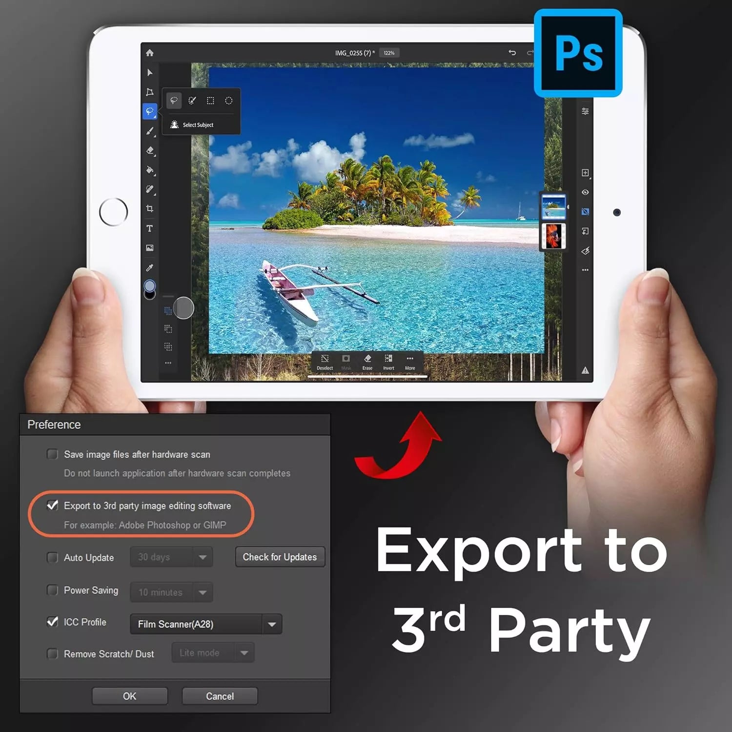 Plustek Opticfilm 135i Ai 35mm Film Scanner+Infrared Built-in+SilverFast Ai Studio 9 Bundle