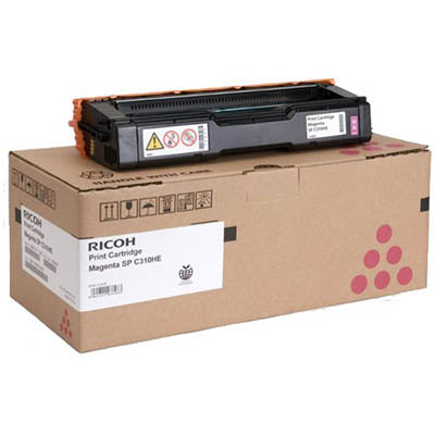 Genuine Ricoh 406485 C310HS MAGENTA Toner Cartridge for SPC232SF SPC242SF C312DN C320DN 6K