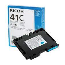 Genuine Ricoh 405762 GC41 (GC-41) CYAN Gel Cartridge for Aficio SG3110DNW/7100DN SG3110 (2.2K)