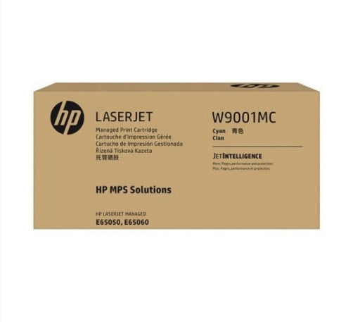 Genuine HP W9001MC Cyan Managed LaserJet Toner Cartridge for MFP E82540z E82550z (28K)