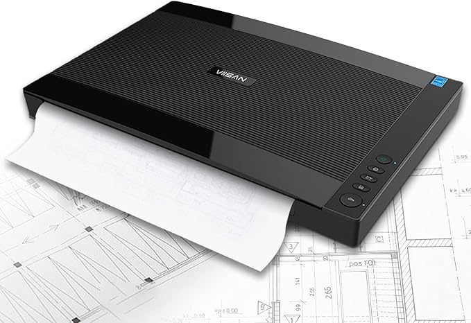 VIISAN VF3240 A3 Large Format Document & Photo & Book Flatbed Scanner Win/Mac OS TWAIN 2400 DPI