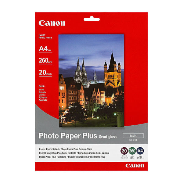 Canon A4 Semi Gloss Photopaper SG201A4