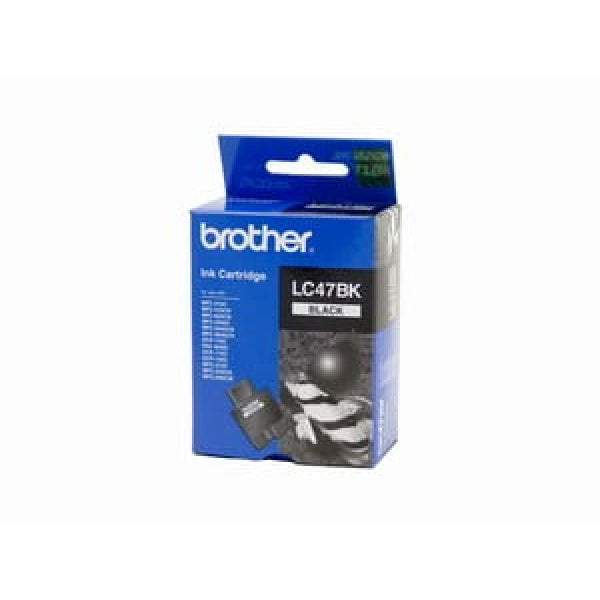 1 X Genuine Brother Lc-47 Black Ink Cartridge Lc-47Bk -