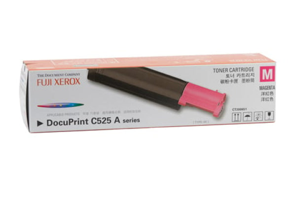 *clear!* 1 X Genuine Fuji Xerox Docuprint C525A Magenta Toner Cartridge (4K) Ct200651 -