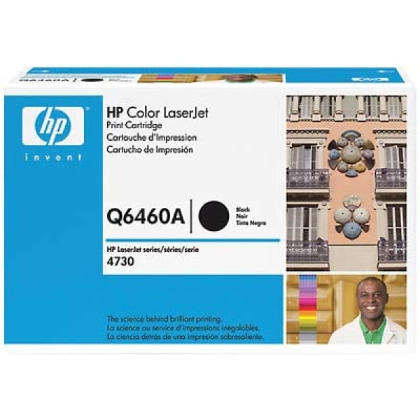 1 X Genuine Hp Q6460A Black Toner Cartridge 644A -