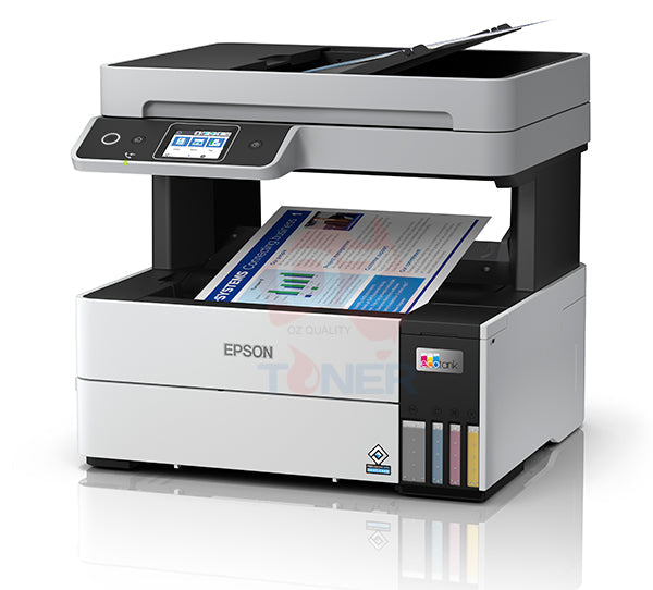 *clear* Epson Ecotank Pro Et-5170 A4 Color Ink Tank Mfp Printer+Fax+Prefilled (C11Cj88501) *rfb*