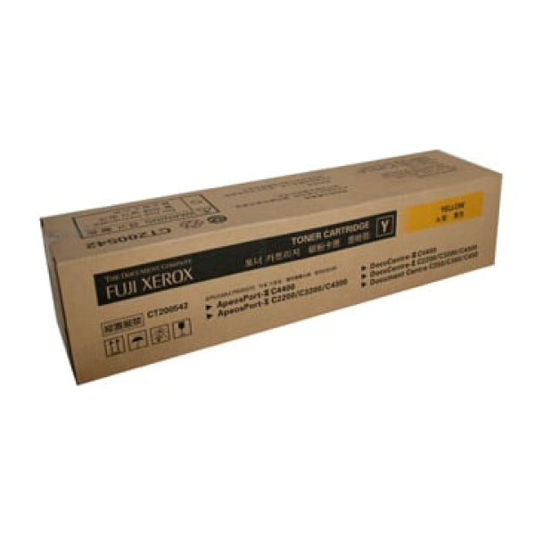 1 X Genuine Fuji Xerox Docucentre C250 C360 C450 Yellow Toner Cartridge Ct200542 -
