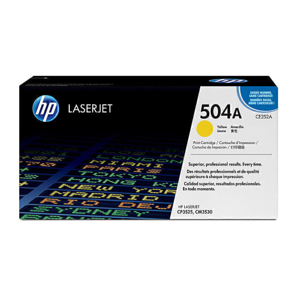 HP #504A Yellow Toner CE252A CE252A