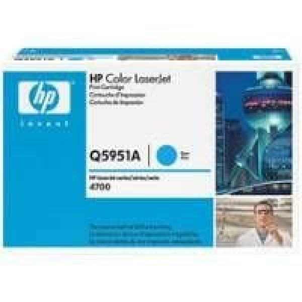 1 X Genuine Hp Q5951A Cyan Toner Cartridge 643A -