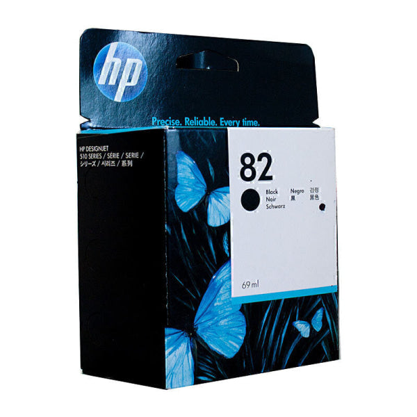 HP #82 Black Ink Cart CH565A CH565A