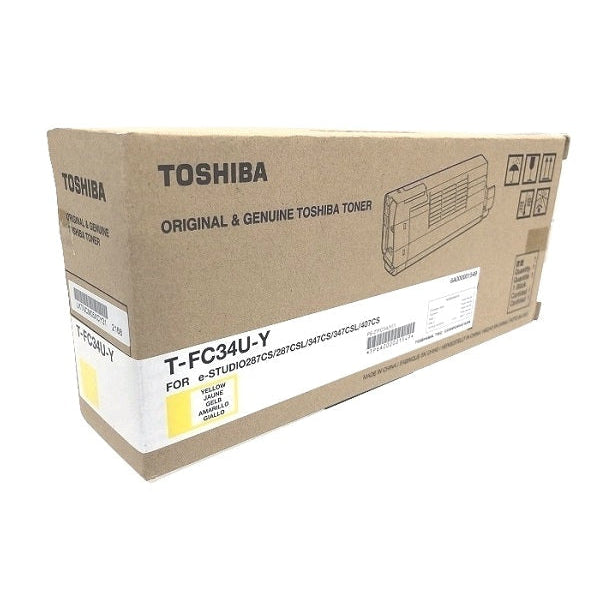 *Clear!* Genuine Toshiba Tfc34Dy Yellow Copier Toner Cartridge For E-Studio 347Cs 347Csi 407Cs