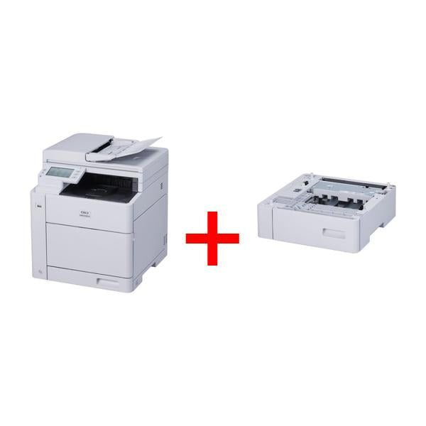 OKI MC554dnw A4 Colour MFP Printer Wireless Duplex Printer + 500 Sheet Tray feeder Bundle