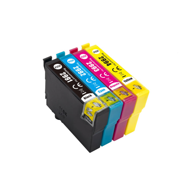 Epson 29Xl B/C/M/Y Compatible Inkjet Cartridge Value Pack - Ink