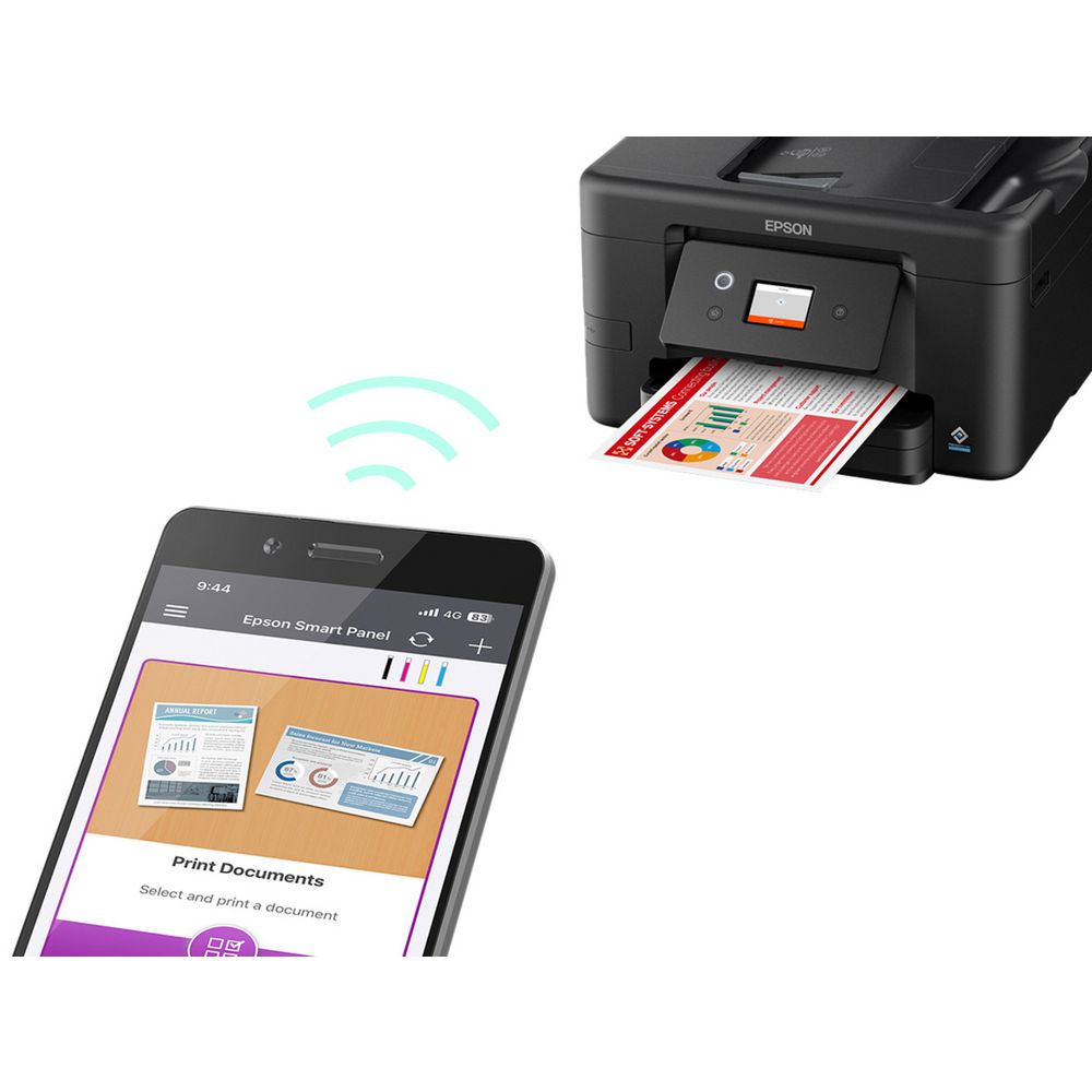 Epson WorkForce Pro WF-3920 wireless printing with Epson Smart Panel