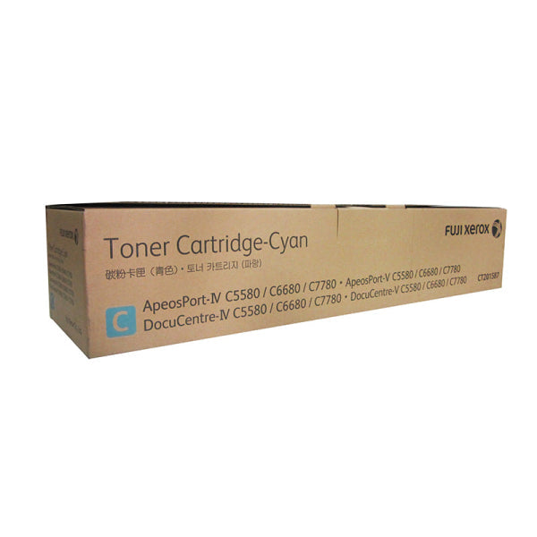 FUJI XEROX DOCUCENTRE IV C5580 C6680 C7780 CYAN 31700 PAGES TONER CARTRIDGE CT201587