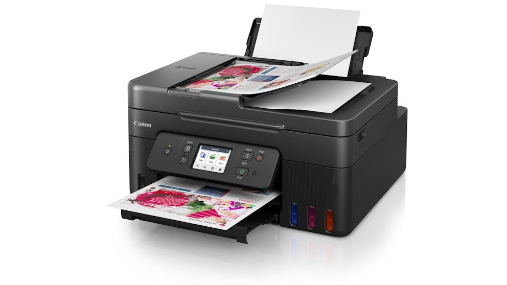 Canon PIXMA G4680 MegaTank 4-in-1 Duplex Multifunction Printer+ADF+GI61 Ink+2.7" Colour Touchscreen