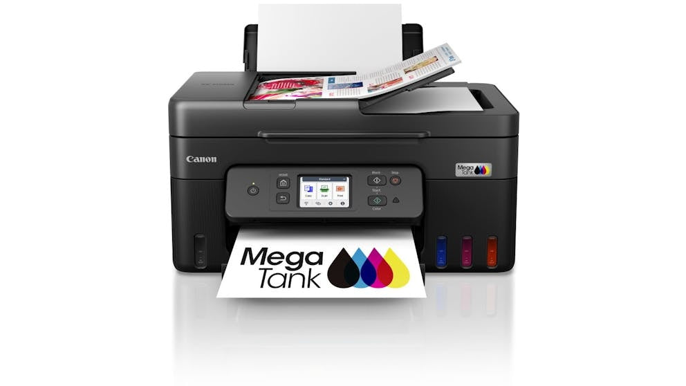 Canon PIXMA G4680 MegaTank 4-in-1 Duplex Multifunction Printer+ADF+GI61 Ink+2.7" Colour Touchscreen