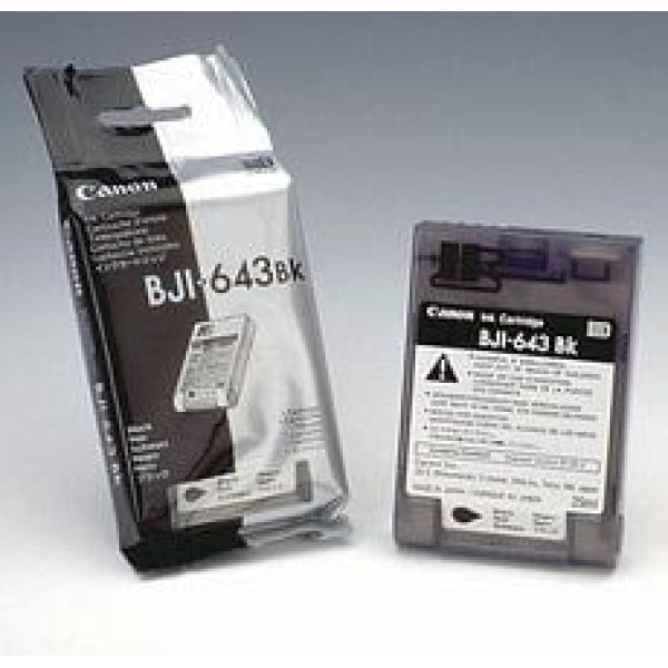 1 X Genuine Canon Bji-643B Black Ink Cartridge -