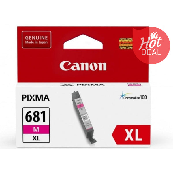 Genuine Canon CLI681XL Magenta High Yield Ink Cartridge CLI681XLM