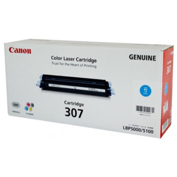 CANON CART307C CYAN TONER FOR LBP5000 LBP5100 2K CART307C