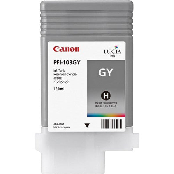 GREY INK TANK 130ML FOR IPF6200 6100 5100 PFI-103GY