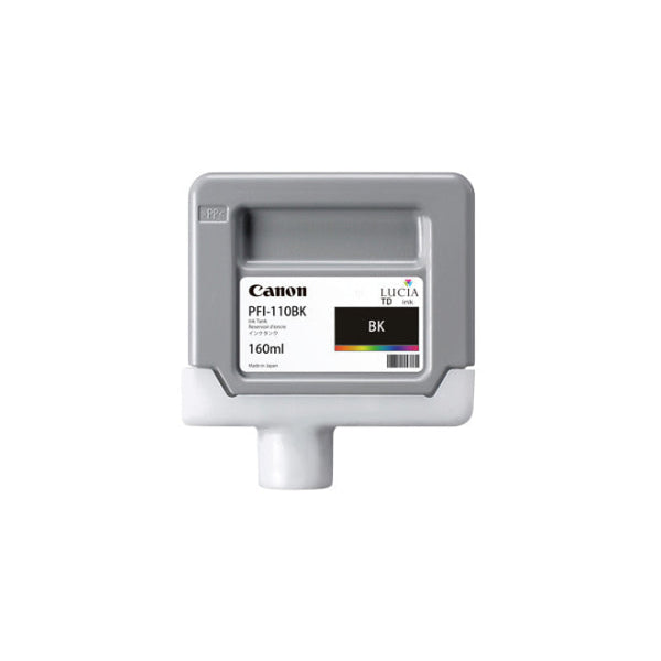 Genuine Canon PFI-110BK Black Ink Cartridge for TX Range 160ml