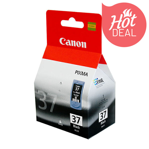 Canon PG37 Black Ink Cart PG37