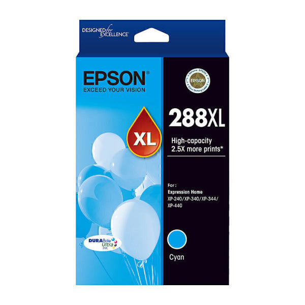 Epson 288XL Cyan Ink Cart C13T306292