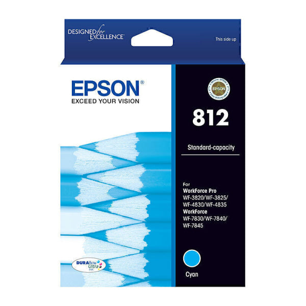 Epson 812 Cyan Ink Cart C13T05D292