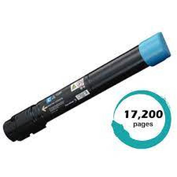 Fuji Xerox Genuine 106R015774 Cyan Toner Cartridge For Phaser 7800Dn (P7800Dn) (17.2K) -
