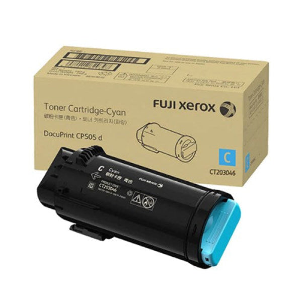FUJI XEROX CT203046 CYAN HIGH YIELD TONER 11K FOR DPCP505D CT203046