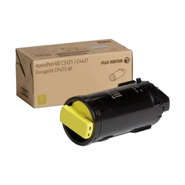 Fuji Xerox Genuine Ct203349 Yellow Toner Cartridge For Cp475/Apeosport Vii-Cp4421/C4421/C3321 (11K)