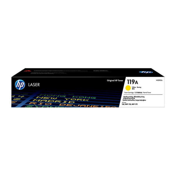 HP #119A Yellow Toner W2092A W2092A