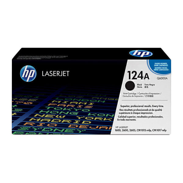 HP #124A Black Toner Q6000A Q6000A