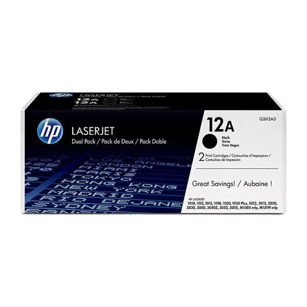 HP #12A Twin Pack Q2612AD Q2612AD