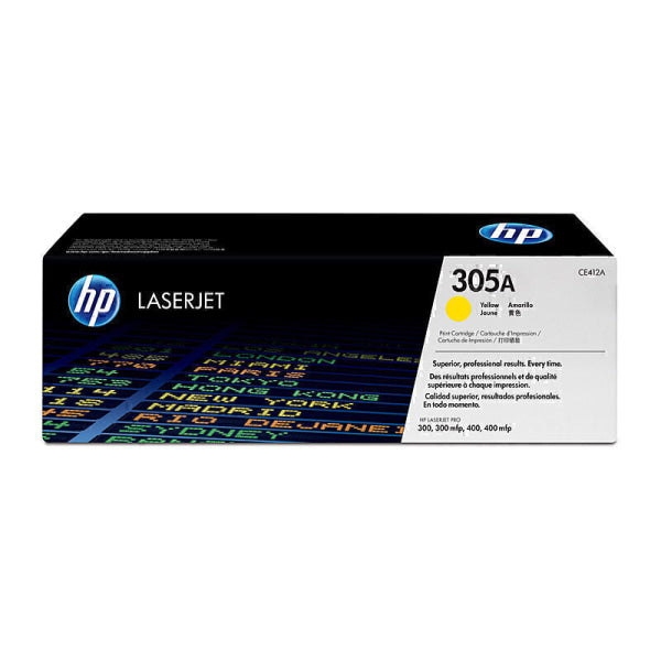 HP #305A Yellow Toner CE412A CE412A