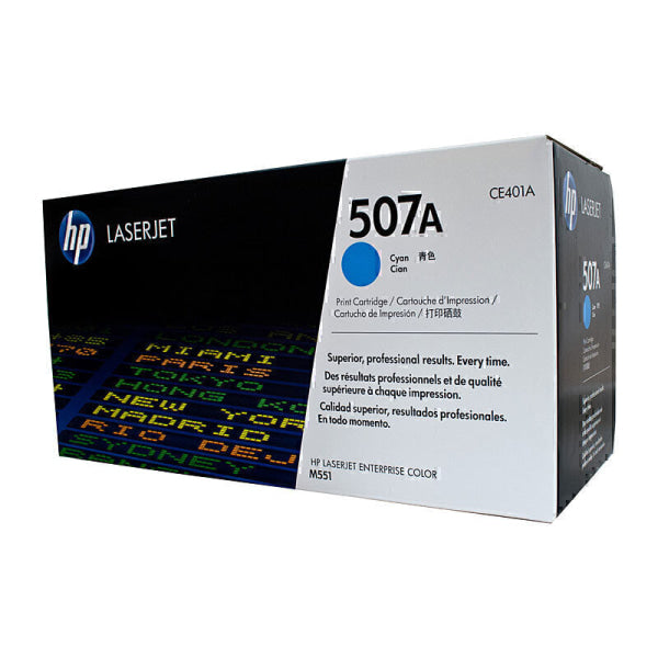 HP #507A Cyan Toner CE401A CE401A