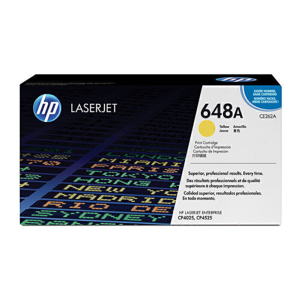 HP #648A Yellow Toner CE262A CE262A