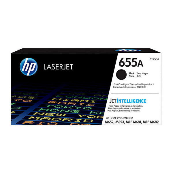 HP #655A Black Toner CF450A CF450A