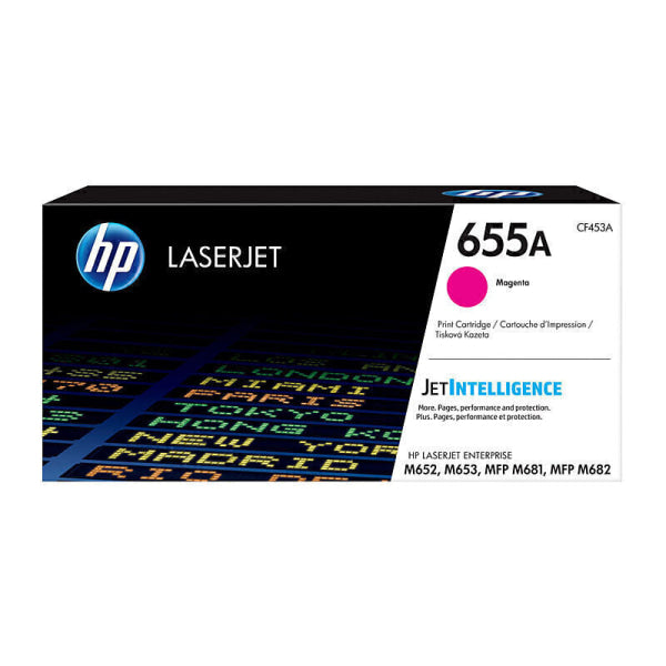 HP #655A Magenta Toner CF453A CF453A