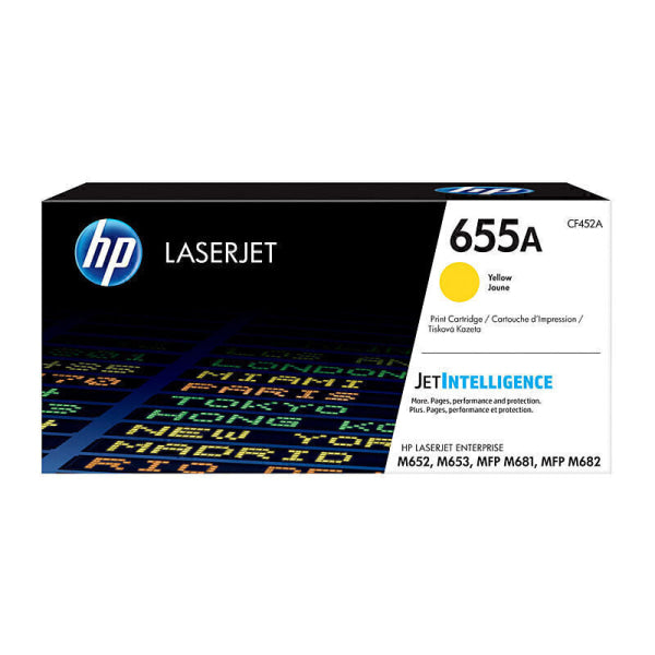 HP #655A Yellow Toner CF452A CF452A