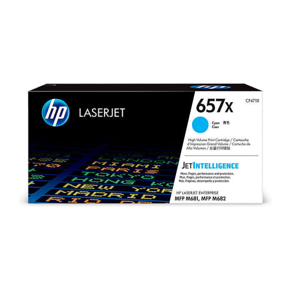 HP #657X Cyan Toner CF471X CF471X